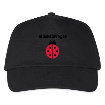 Marienkäfer - Kinder Basecap - Schwarz - Vorne