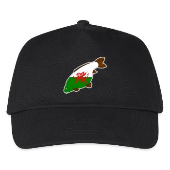 wales carp - Kids’ Baseball Cap - black - Front