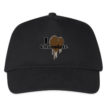 chocolate 1 - Kids’ Baseball Cap - black - Front