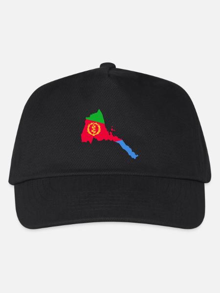 eritrea collection - Kinder Basecap - Schwarz