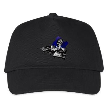 DJ Bleu F - Casquette de baseball Enfant - noir - Devant