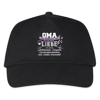 Grandma, an ordinary woman turns - Kids’ Baseball Cap - black - Front