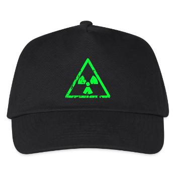 radioactive toxic green - Kinder Basecap - Schwarz - Vorne