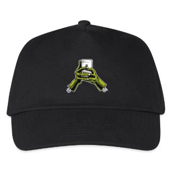Smart Zombie - Kinder Basecap - Schwarz - Vorne