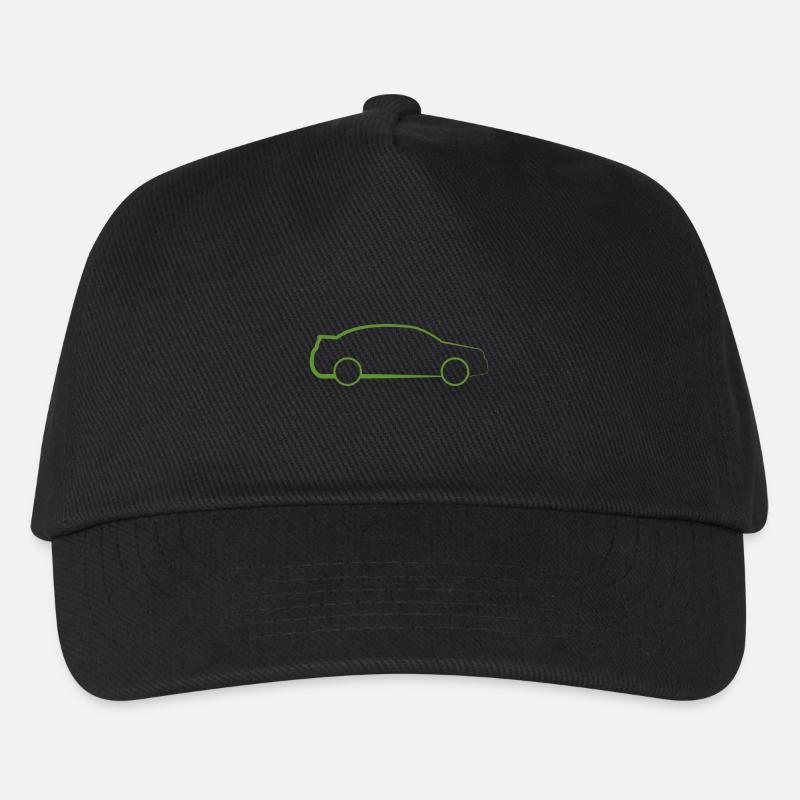 Auto - Kinder Basecap - Schwarz