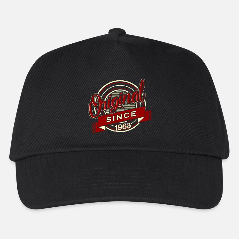 Geburtstag Shirt · Geburtstag · Original 1963 - Kinder Basecap - Schwarz
