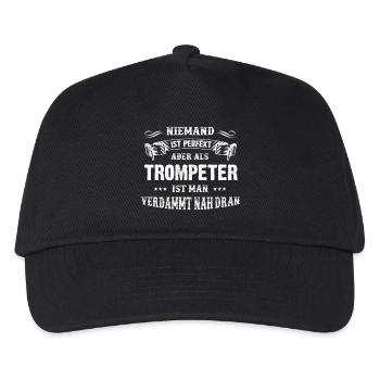 Männer-T-Shirt Beruf Trompeter - Kinder Basecap - Schwarz - Vorne