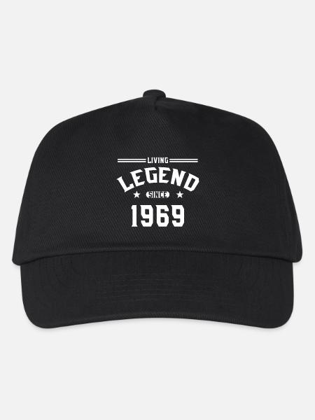 Living legend since 1969 - Kids’ Baseball Cap - black