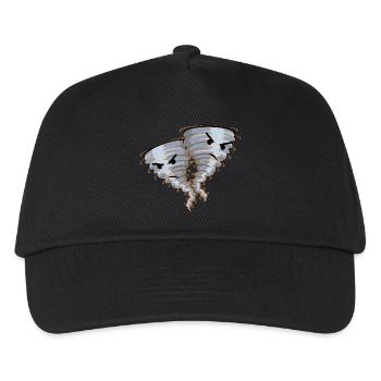 Tornade cyclone hurricane cadeau idée enfants - Casquette de baseball Enfant - noir - Devant