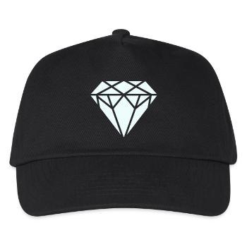 diamond - Kids’ Baseball Cap - black - Front