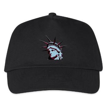 Lady Liberty - Kinder Basecap - Schwarz - Vorne
