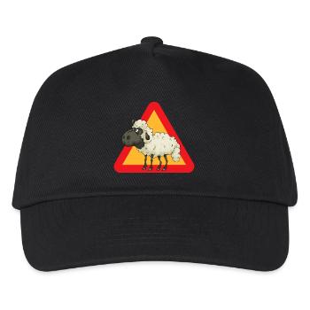 mouton - Casquette de baseball Enfant - noir - Devant