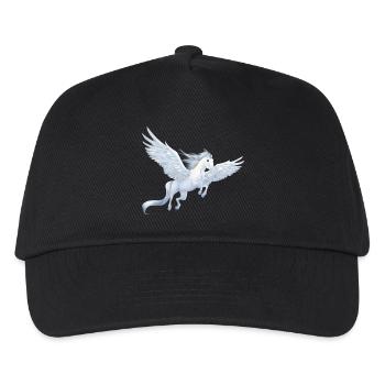 Pegasus 8 - Kinder Basecap - Schwarz - Vorne