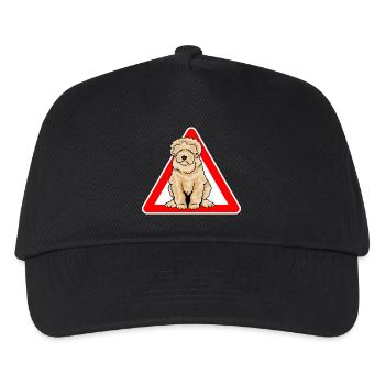 Labradoodle Goldendoodle Doodle Hund - Kinder Basecap - Schwarz - Vorne