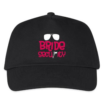 Bride security - Kids’ Baseball Cap - black - Front
