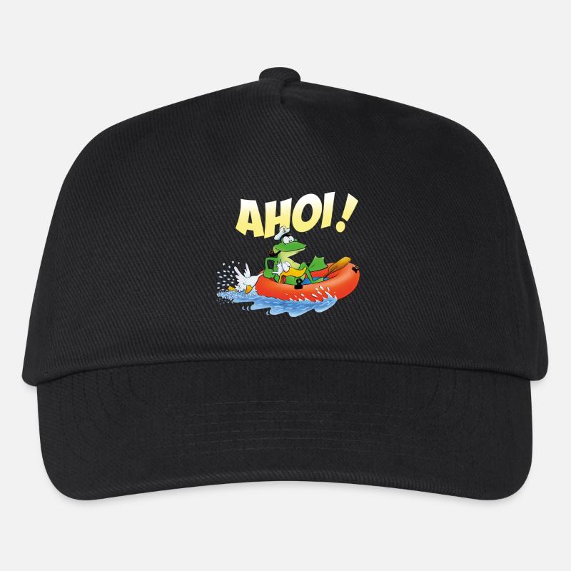 froschspeed ahoi - Kinder Basecap - Schwarz