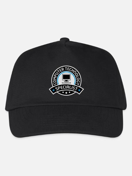 computer technology specialist - Kinder Basecap - Schwarz
