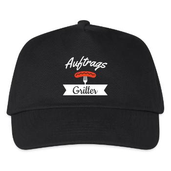 Auftrags Griller - Kinder Basecap - Schwarz - Vorne