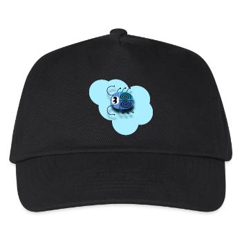 auf Wolke - Kinder Basecap - Schwarz - Vorne