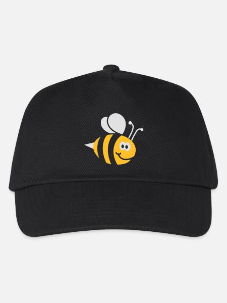 Bienchen 2C - Kinder Basecap - Schwarz