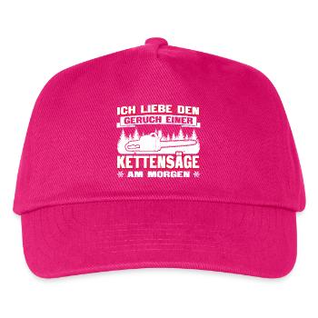 Geruch Kettensäge - Kinder Basecap - Fuchsia - Vorne