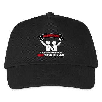 Bester Freund, Best Friends, Freunde Freundschaft - Kinder Basecap - Schwarz - Vorne