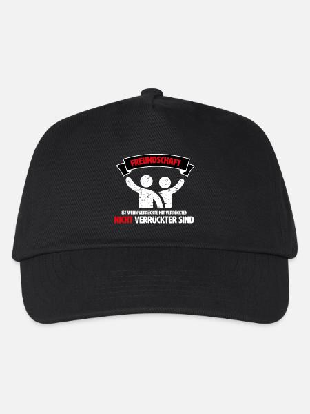 Bester Freund, Best Friends, Freunde Freundschaft - Kinder Basecap - Schwarz