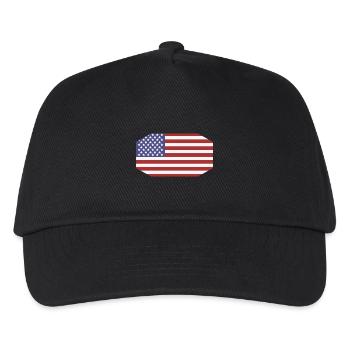 United States flag - Kids’ Baseball Cap - black - Front