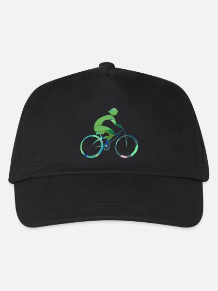 cyclist - Kids’ Baseball Cap - black