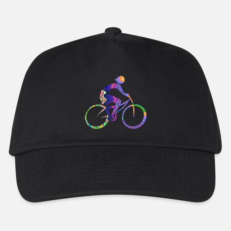 Radfahrer - Kinder Basecap - Schwarz