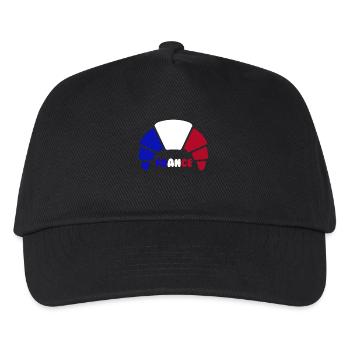 croissant france - Kids’ Baseball Cap - black - Front