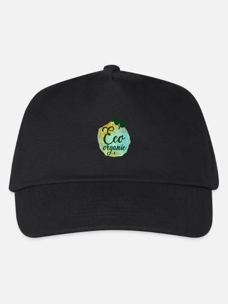 Veganer Vegetarier Tierschutz Geschenkidee - Kinder Basecap - Schwarz
