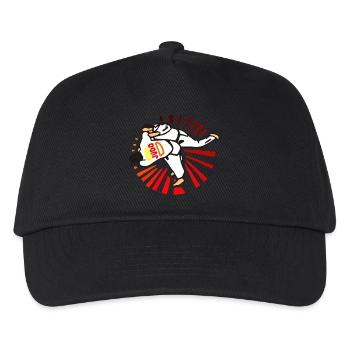 Judo - Kinder Basecap - Schwarz - Vorne