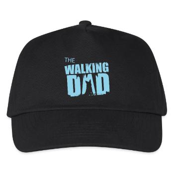 Schäferhund The Walking Dad Gassi Geschenkidee - Kinder Basecap - Schwarz - Vorne