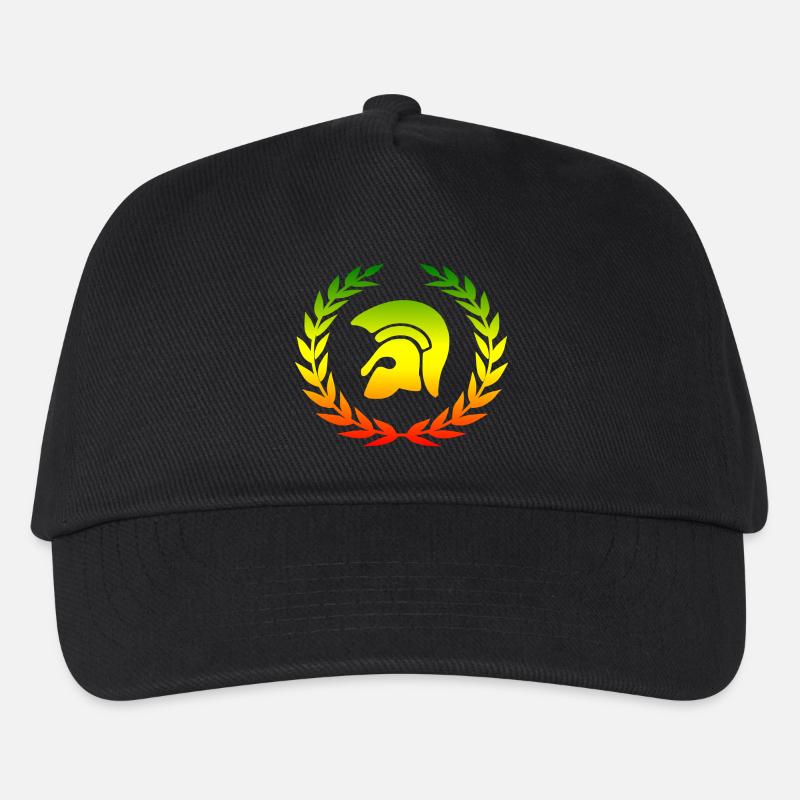 Trojan Reggae Lorbeer - Kinder Basecap - Schwarz