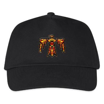 Thunderbird - native symbol power & strength - Kids’ Baseball Cap - black - Front