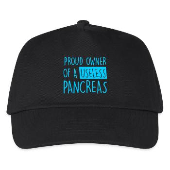 Diabetes T shirts - Kids’ Baseball Cap - black - Front
