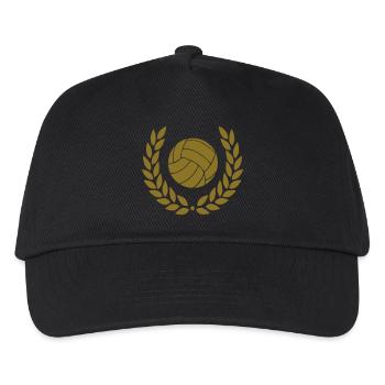 Volleyball - Kinder Basecap - Schwarz - Vorne
