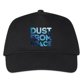 dust from space HIPSTER MOUSTACHE GEEK SWAG STYLE - Kinder Basecap - Schwarz - Vorne