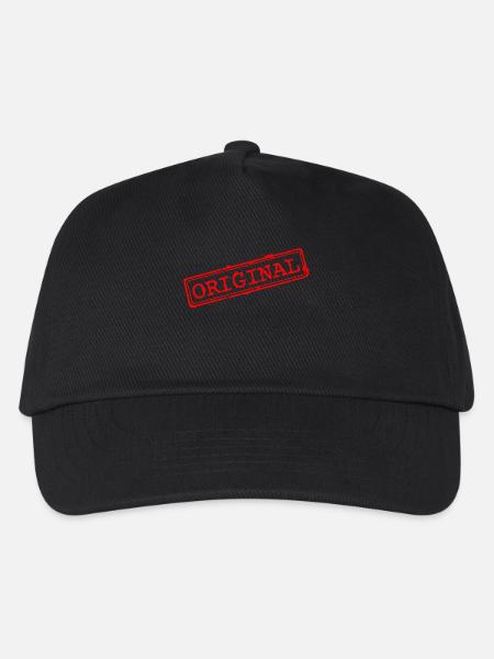 Original stamp - Kids’ Baseball Cap - black