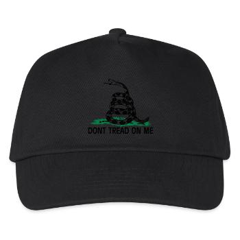 Gadsden Flag - Kinder Basecap - Schwarz - Vorne