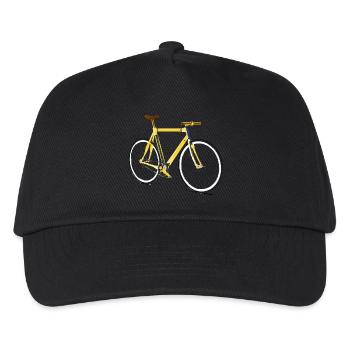 Racing bike street 1 - Kids’ Baseball Cap - black - Front
