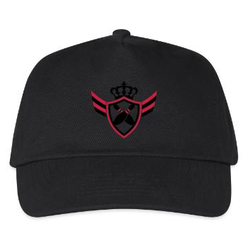 Bowling Pins Blazon Logo Design - Casquette de baseball Enfant - noir - Devant