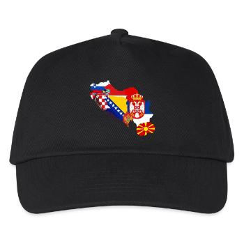 EX Jugoslavija SFRJ - Yugoslavia - Kinder Basecap - Schwarz - Vorne