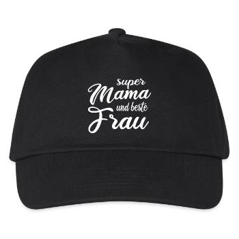 Great Mom and Best Wife Mother's Day Gift - Kids’ Baseball Cap - black - Front