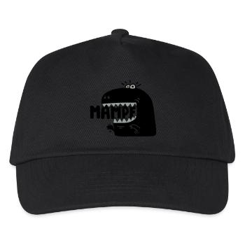 Super hungriger Mampf-T-Rex! - Kinder Basecap - Schwarz - Vorne
