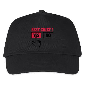 Best chief ? yes 222 - Kids’ Baseball Cap - black - Front