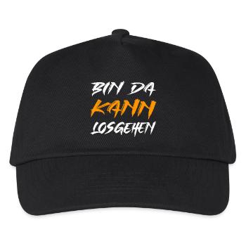 I'm ready to go - Kids’ Baseball Cap - black - Front