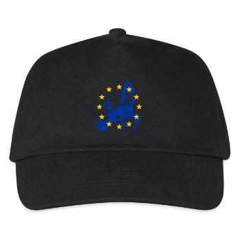 Europäische Union - Kinder Basecap - Schwarz - Vorne