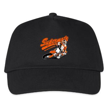 Supermoto Racing - Kinder Basecap - Schwarz - Vorne